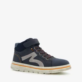 Blue Box hoge jongens sneakers blauw
