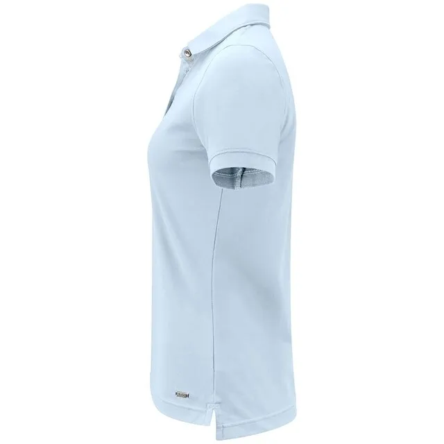 CUTTER & BUCK ADVANTAGE PREMIUM DAMES POLO LICHTBLAUW  MAAT S