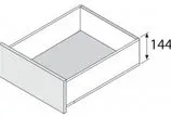 LEGRABOX OP MAAT  K BLUM CE  OG ORIONGRIJS  300MM  HOOGTE N 66,5MM  (N80)  DONKERGRIJS  SCHROEF
