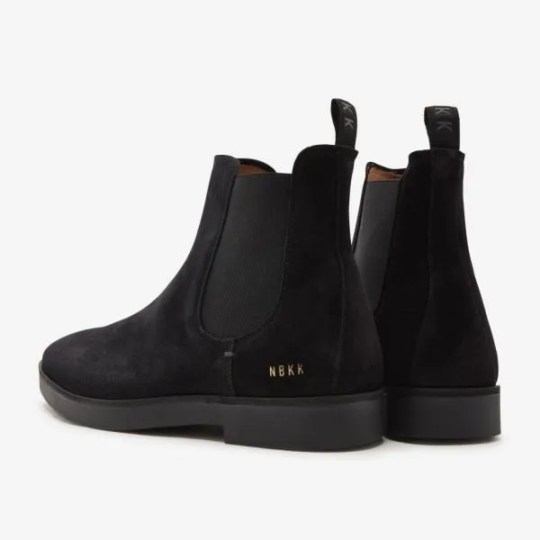 NUBIKK Logan Chelsea Suede II Black