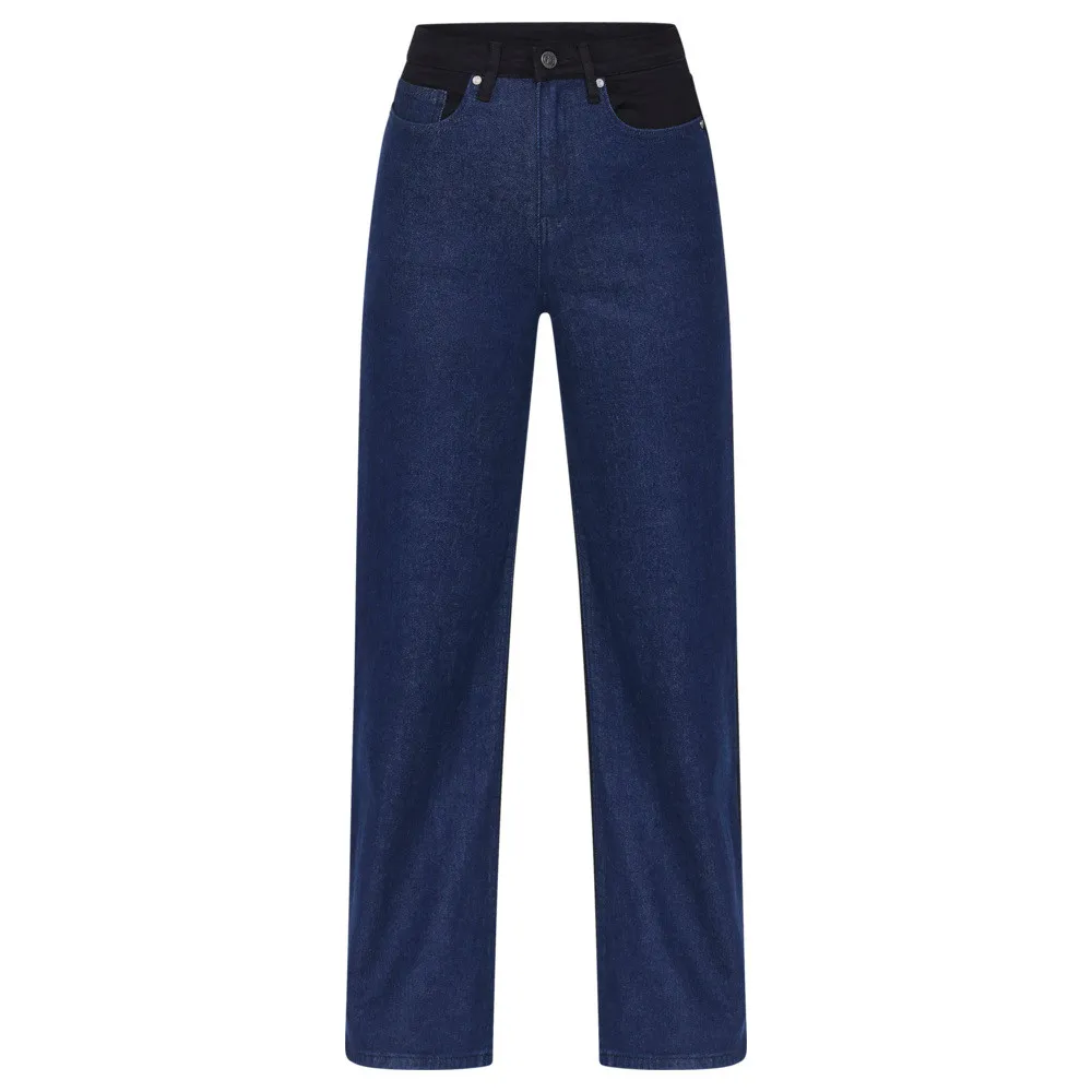   Sisters Point Jeans Donker Blauw