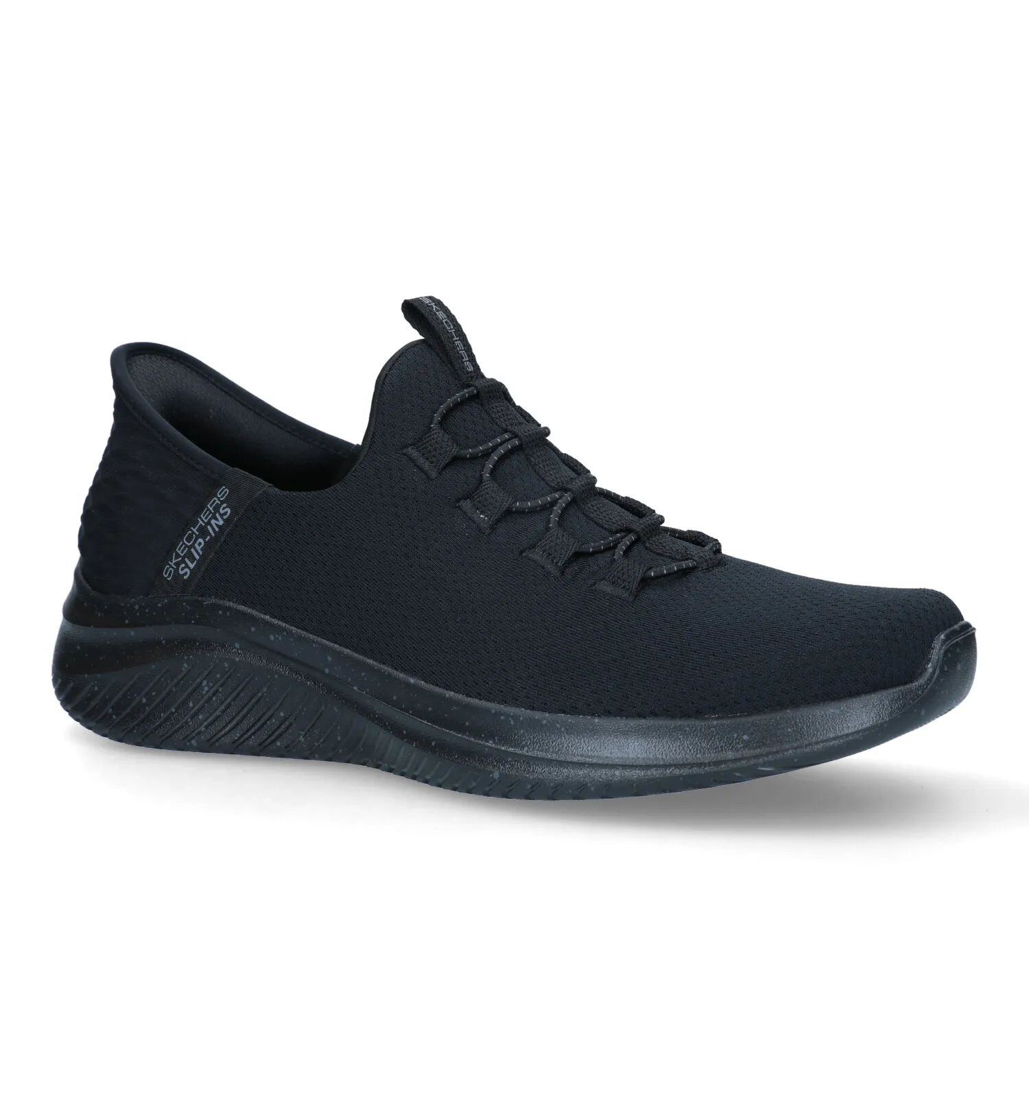 SKECHERS SLIPONS ZWART