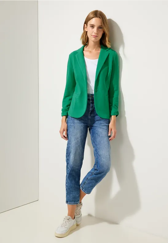 Street One Blazer met plooien