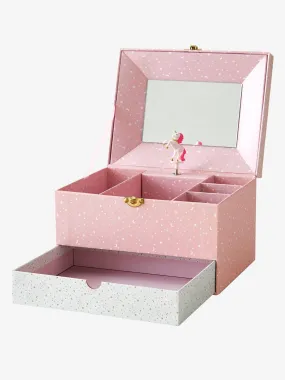 Vertbaudet  Muziekdoos Eenhoorn - roze licht uni met decor