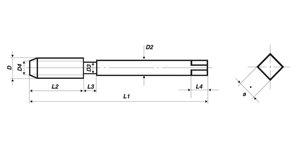 VOLKEL STEL TAPPEN BSP DIN5157 G1/2